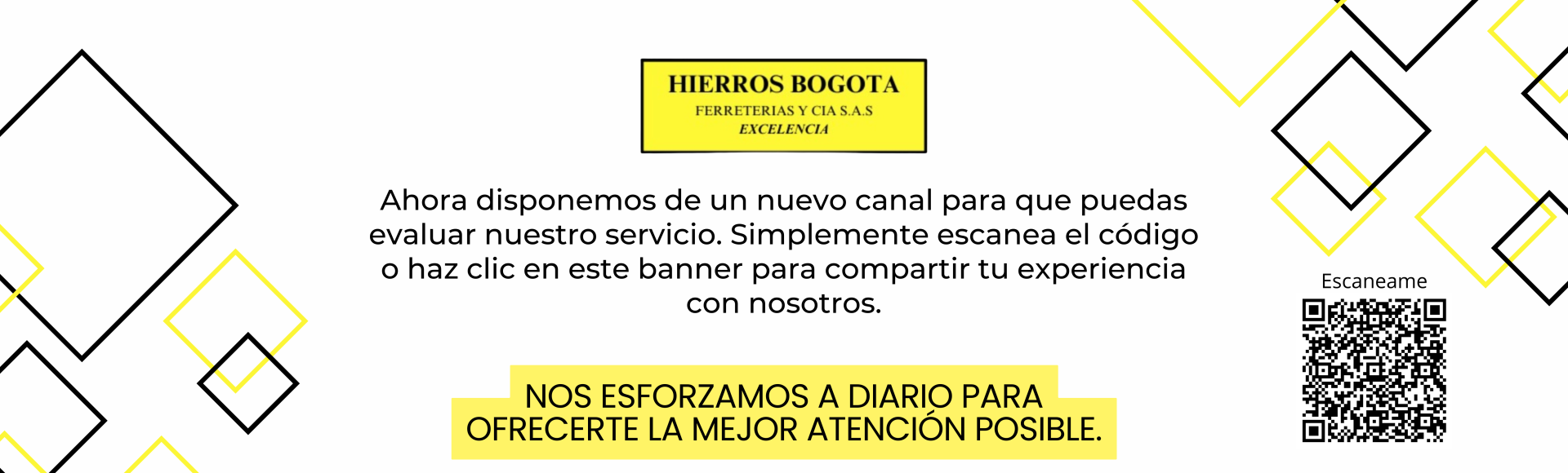 Atencion al cliente hierros bogota